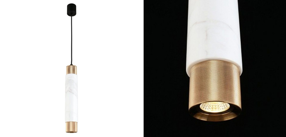Подвесной светильник Cocktail Tube Бронзовый Подвесной светильник Cocktail Tube Бронзовый - Loft-Concept в Рязани