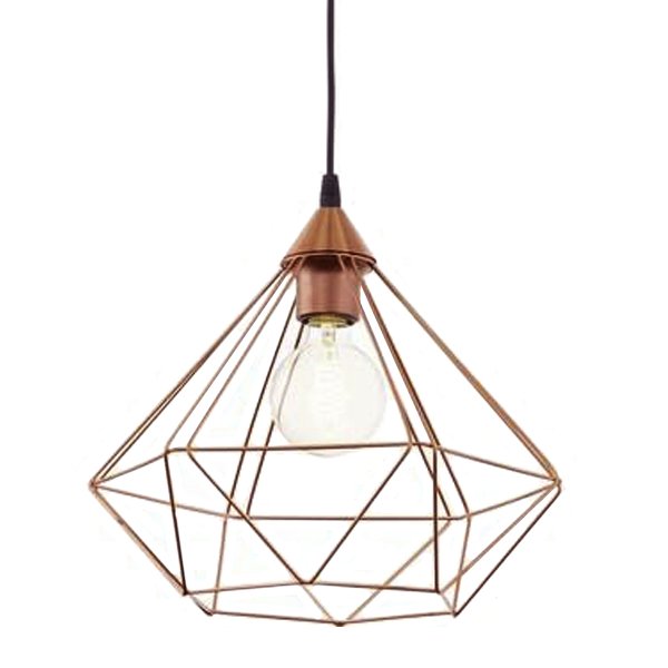 Подвесной светильник Corners and Bars Pendant Медь светлая Подвесной светильник Corners and Bars Pendant Медь светлая в Рязани | Loft Concept