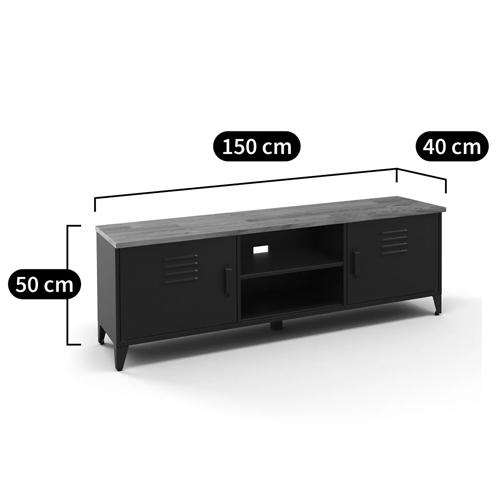 ТВ-тумба из металла и столешницей из массива дуба Metal Wood TV-Stand ТВ-тумба из металла и столешницей из массива дуба Metal Wood TV-Stand в Рязани