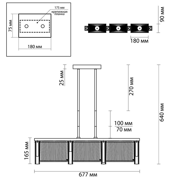 Люстра Madelen Chrome Linear Chandelier Люстра Madelen Chrome Linear Chandelier в Рязани