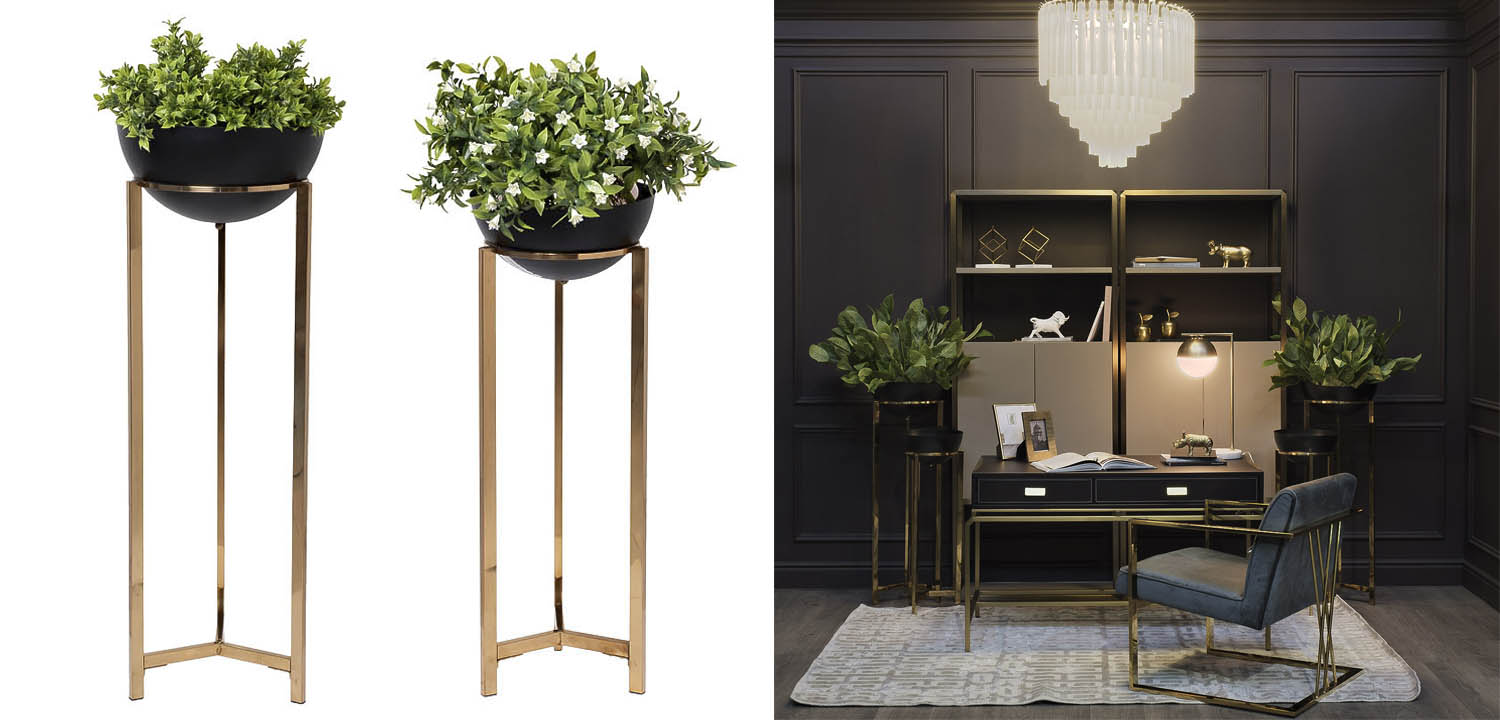 Набор из 2-х ваза Vase High Stand - фото