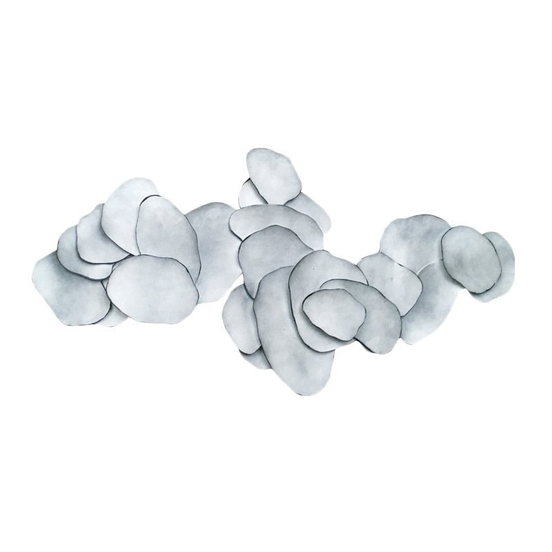 Арт-объект на стену Silver Blue Flakes Серо-голубой Арт-объект на стену Silver Blue Flakes Серо-голубой в Рязани | Loft Concept