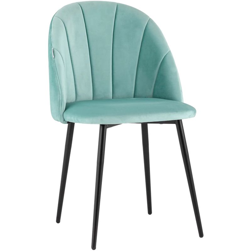 Стул Balsari S Chair Цвет Тиффани Бирюзовый Черный Стул Balsari S Chair Цвет Тиффани Бирюзовый Черный в Рязани | Loft Concept