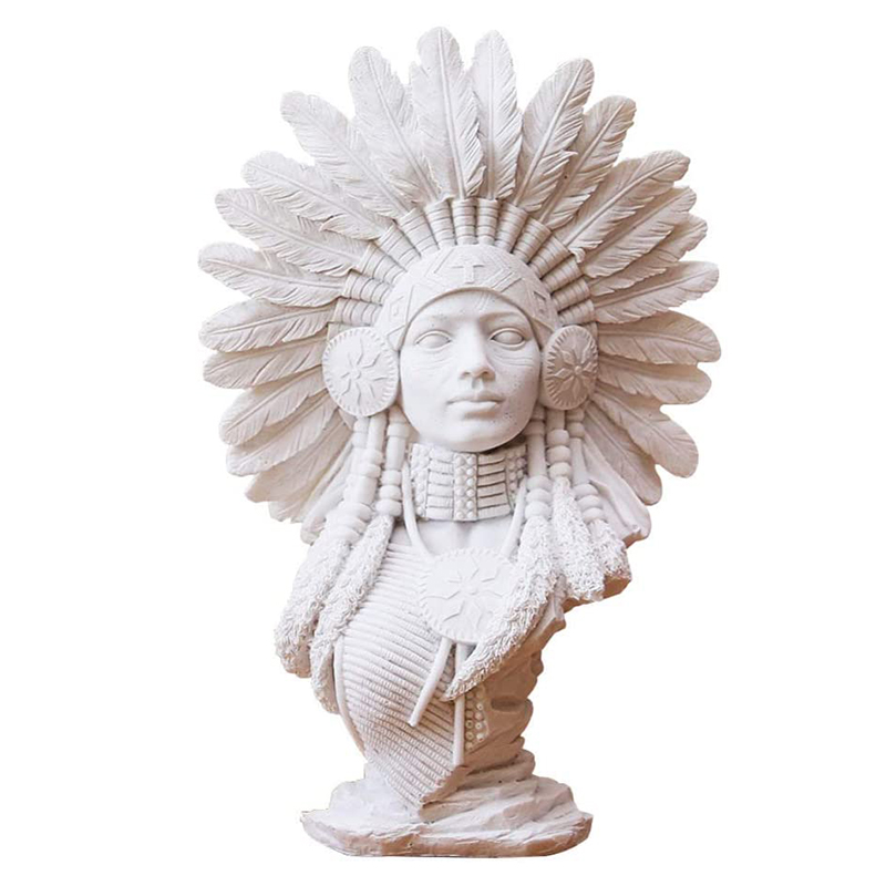 Native american indian figurine B Белый Native american indian figurine B Белый в Рязани | Loft Concept