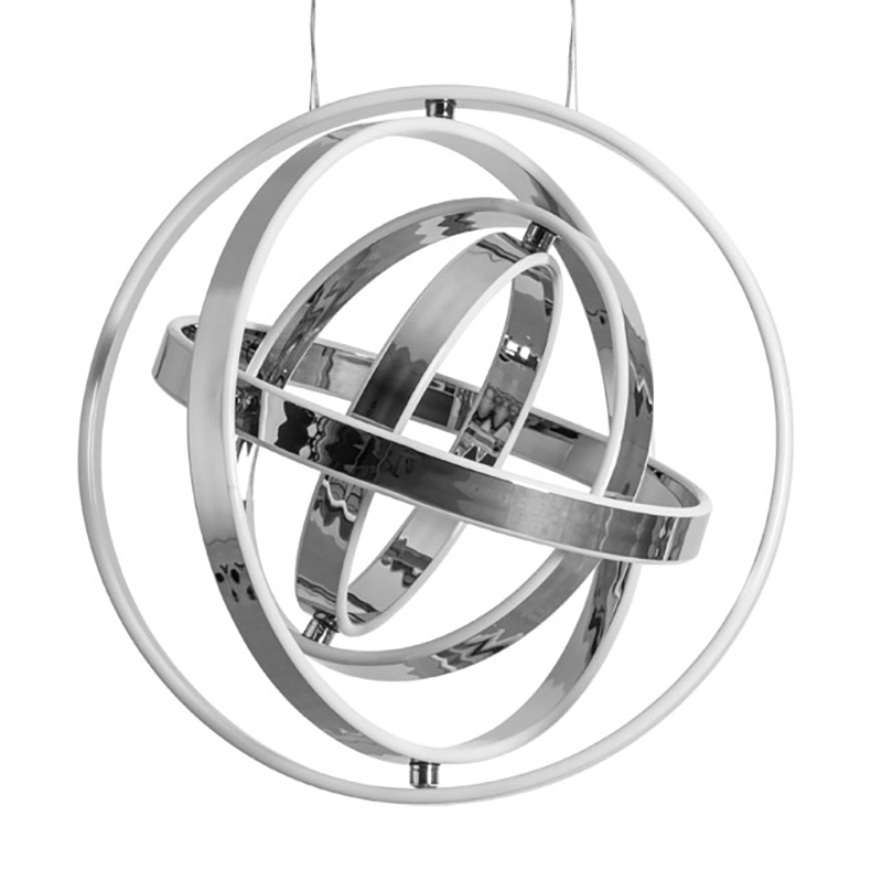 Люстра дизайнерская Rings Серебряный Люстра дизайнерская Rings Серебряный в Рязани | Loft Concept