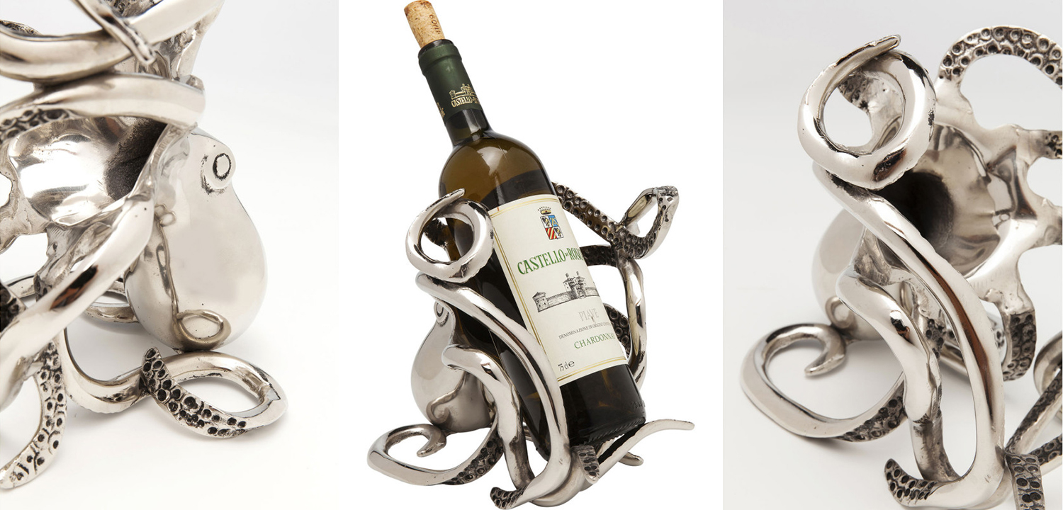Держатель для бутылки Chrome Octopus - фото