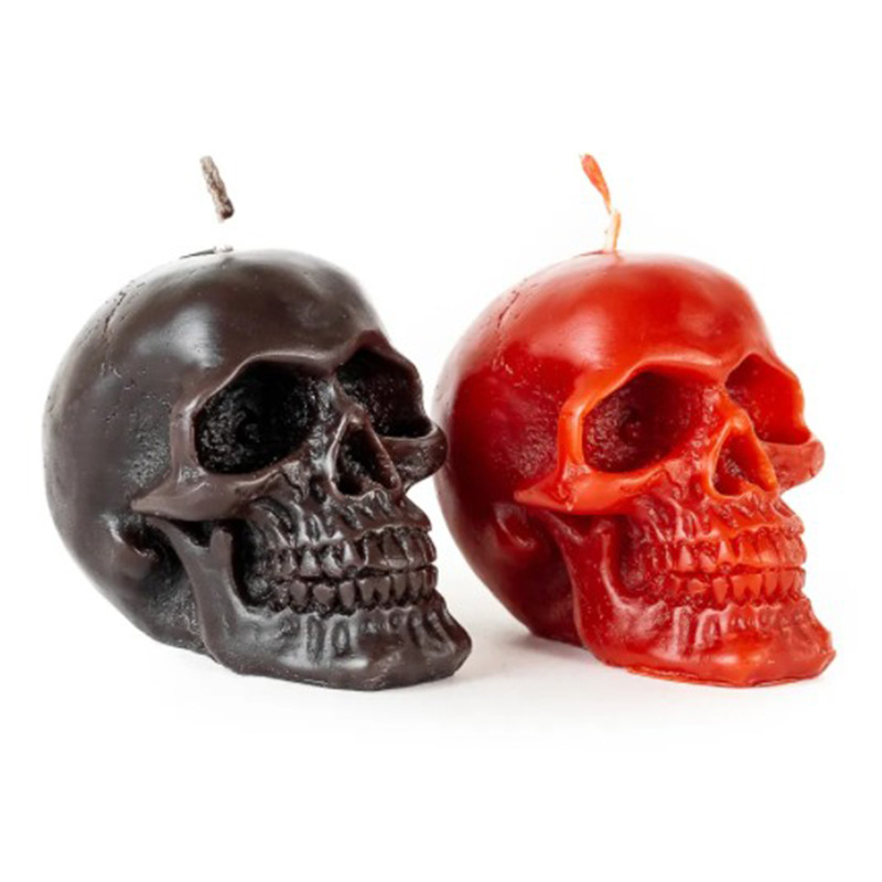 Набор свечей Black Red Skulls Черный Красный Набор свечей Black Red Skulls Черный Красный в Рязани | Loft Concept