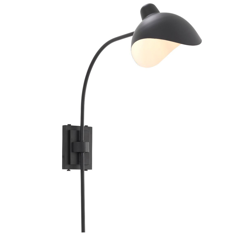 Бра Wall Lamp Pelham Black Черный в Рязани | Loft Concept 