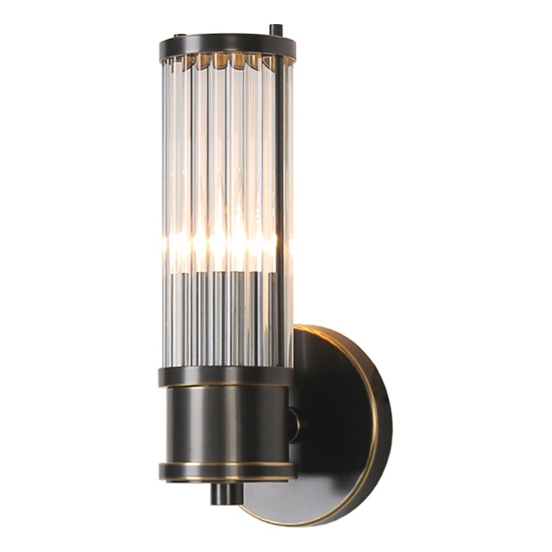 Ralph Lauren Бра Allen Single Sconce Темная бронза Прозрачный (Transparent) Ralph Lauren Бра Allen Single Sconce Темная бронза Прозрачный (Transparent) в Рязани | Loft Concept