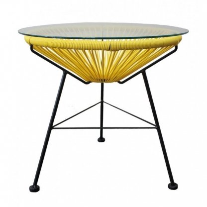 Приставной стол Acapulco side table Yellow Морская синь Желтый Оранжевый Зеленый Черный Белый Приставной стол Acapulco side table Yellow Морская синь Желтый Оранжевый Зеленый Черный Белый в Рязани | Loft Concept