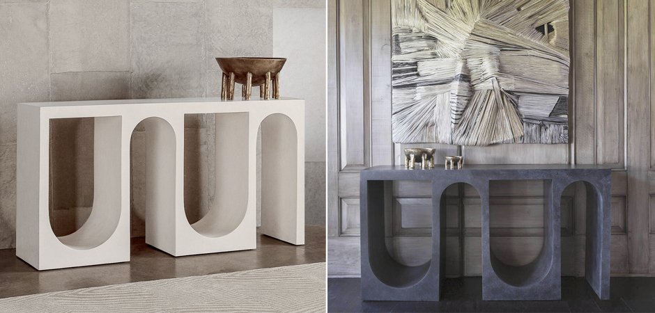 Консоль ROXBURY CONSOLE Grey Консоль ROXBURY CONSOLE Grey - Loft-Concept в Рязани