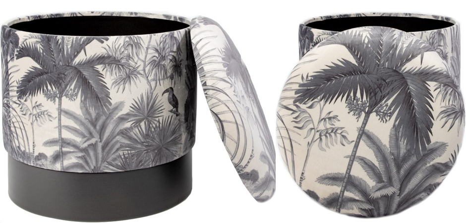 Пуф PUF Jungle Print plants&toucan small Пуф PUF Jungle Print plants&toucan small - Loft-Concept в Рязани
