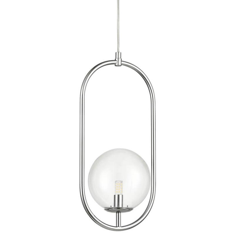 Подвесной светильник B.LUX C Ball oval chrome Хром Прозрачный Подвесной светильник B.LUX C Ball oval chrome Хром Прозрачный в Рязани | Loft Concept