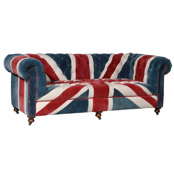 William Sofa Union Jack Velvet Andrew Martin Мульти William Sofa Union Jack Velvet Andrew Martin Мульти в Рязани | Loft Concept