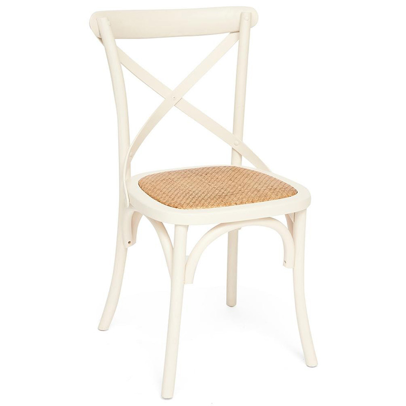 Стул Chaise Provence en Bois blanc белый Белый Бежевый Стул Chaise Provence en Bois blanc белый Белый Бежевый в Рязани | Loft Concept