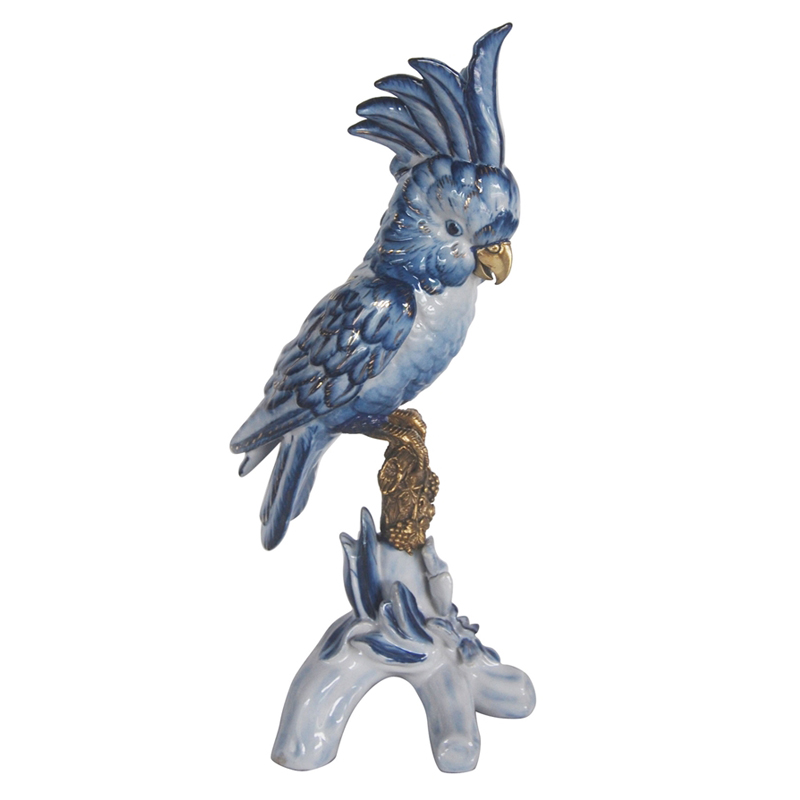 Статуэтка Blue Parrot Синий Бронза Статуэтка Blue Parrot Синий Бронза в Рязани | Loft Concept