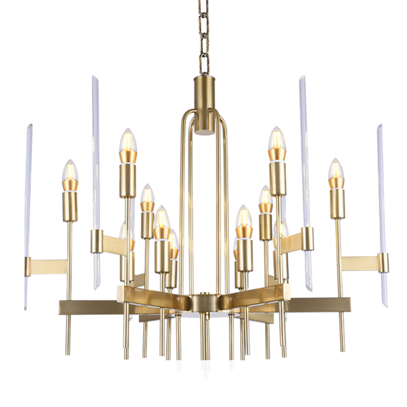 Bari Light Chandelier Aged Brass Золотой Bari Light Chandelier Aged Brass Золотой в Рязани | Loft Concept