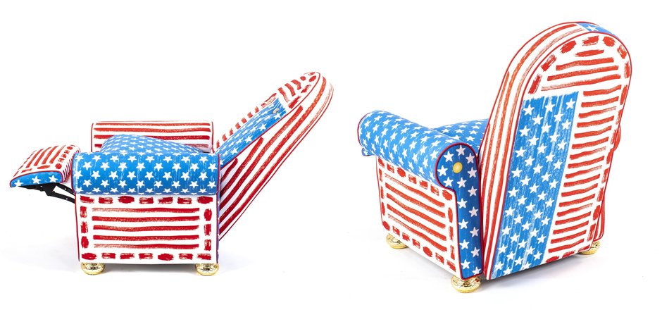 Кресло Seletti Lazy Painter USA Кресло Seletti Lazy Painter USA - Loft-Concept в Рязани