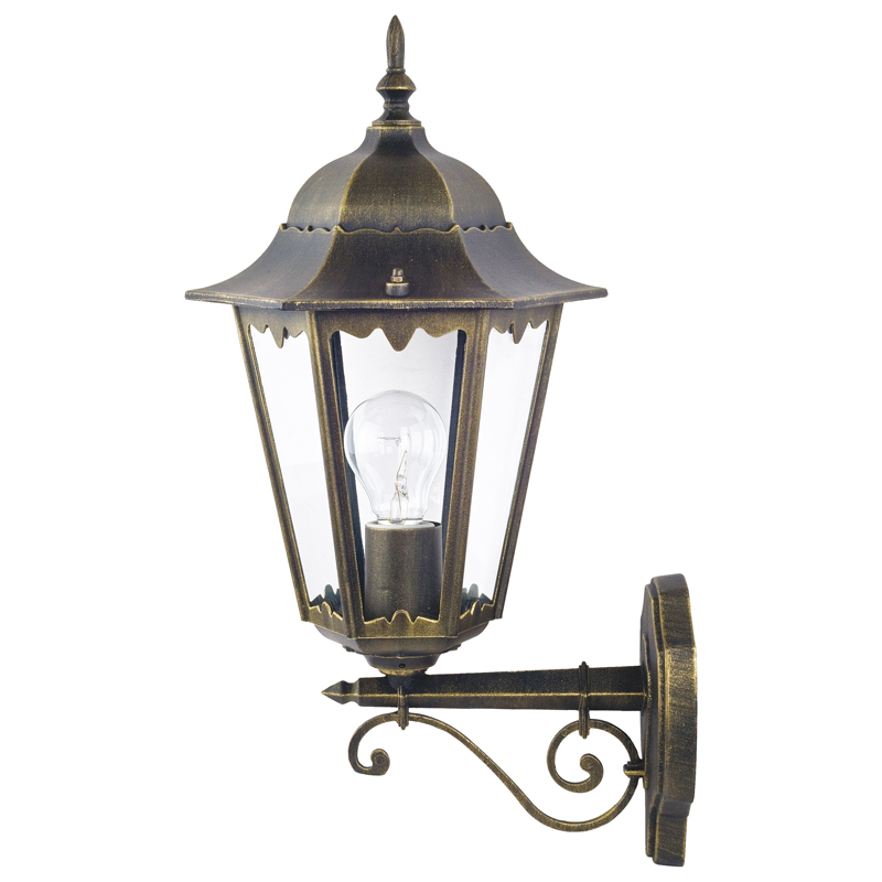Уличный светильник Leclerc sconce Винтажный черный Прозрачное Стекло Уличный светильник Leclerc sconce Винтажный черный Прозрачное Стекло в Рязани | Loft Concept