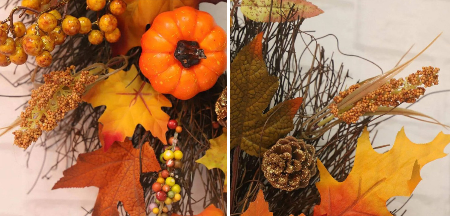 Аксессуар на стену Halloween Wreath - фото