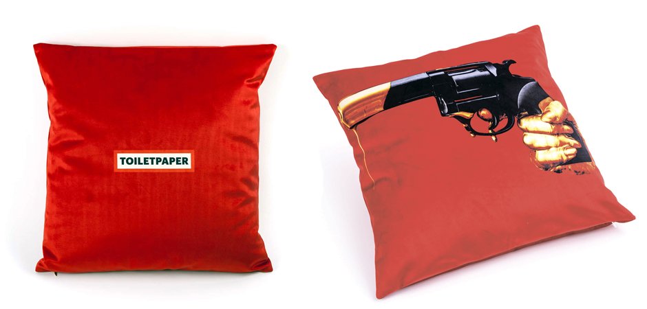 Подушка Seletti Cushion Revolver Toiletpaper Подушка Seletti Cushion Revolver Toiletpaper - Loft-Concept в Рязани