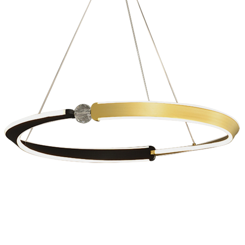 Люстра Кольца Ring Horizontal Cyril Черный Золотой Золотой Черный Люстра Кольца Ring Horizontal Cyril Черный Золотой Золотой Черный в Рязани | Loft Concept