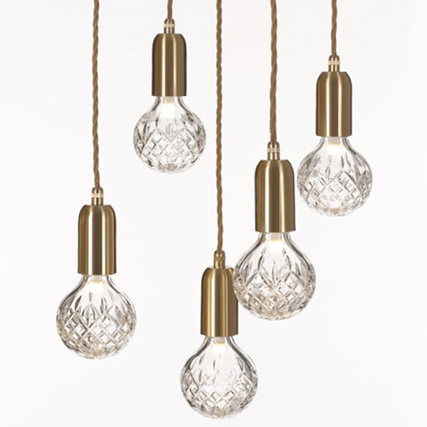 Подвесной светильник lee broom Ceare Crystal Bulb Chandelier Золотой Подвесной светильник lee broom Ceare Crystal Bulb Chandelier Золотой в Рязани | Loft Concept