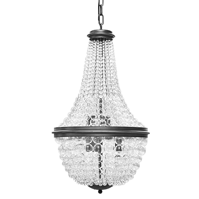Люстра Bubble Blower Classic Chandeliers Графит Прозрачный Люстра Bubble Blower Classic Chandeliers Графит Прозрачный в Рязани | Loft Concept