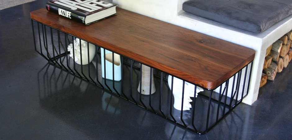 Банкетка-столик Reza Feiz Wired Bench Банкетка-столик Reza Feiz Wired Bench - Loft-Concept в Рязани