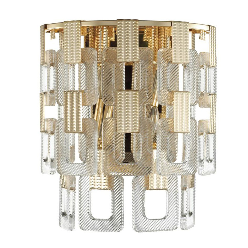 Бра Ribbed Elements Pendant Золотой Прозрачное Стекло в Рязани | Loft Concept 