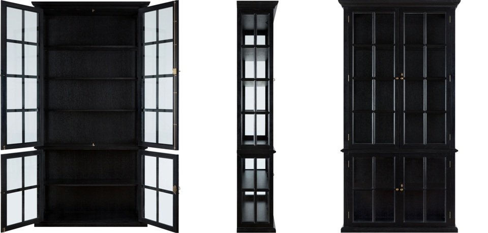 Шкаф-витрина French black Шкаф-витрина French black - Loft-Concept в Рязани