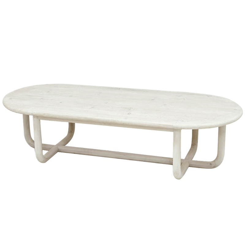 Кофейный стол Mathis Wood Coffee Table ivory ( слоновая кость ) в Рязани | Loft Concept 