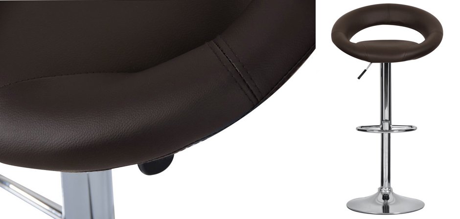 Барный стул Ring Dark Brown Барный стул Ring Dark Brown - Loft-Concept в Рязани