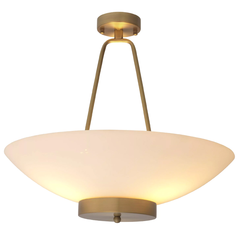 Люстра Eichholtz Ceiling Lamp Planeta Белый Латунь Люстра Eichholtz Ceiling Lamp Planeta Белый Латунь в Рязани | Loft Concept