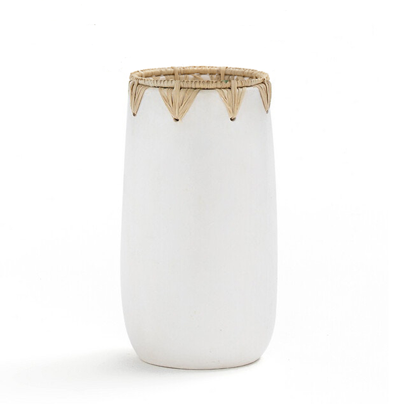 Ваза Ceramic Vase white D13 Белый Ваза Ceramic Vase white D13 Белый в Рязани | Loft Concept