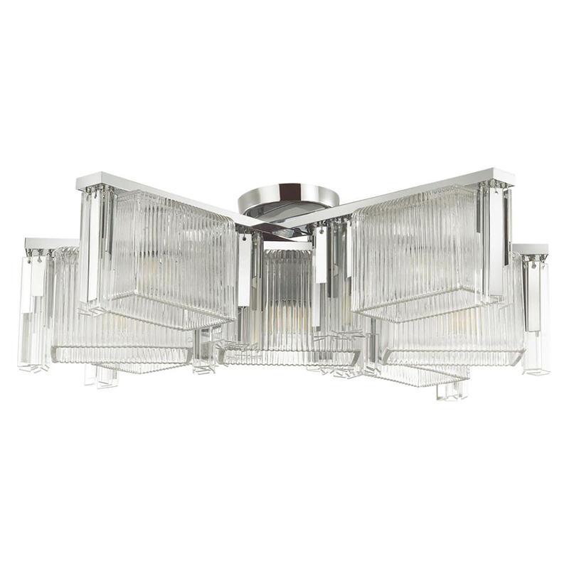 Люстра Madelen Chrome Chandelier 7 Хром Прозрачный (Transparent) Люстра Madelen Chrome Chandelier 7 Хром Прозрачный (Transparent) в Рязани | Loft Concept