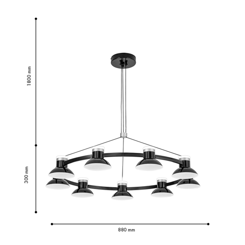 Люстра Celevis Black 92 в Рязани