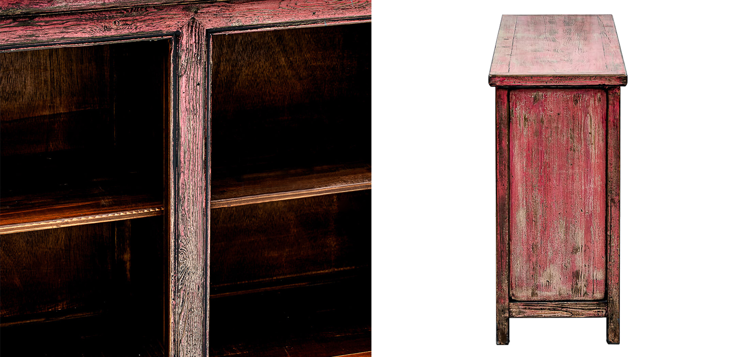 Комод под старину в стиле лофт Colombano Commode Розовый - фото №1