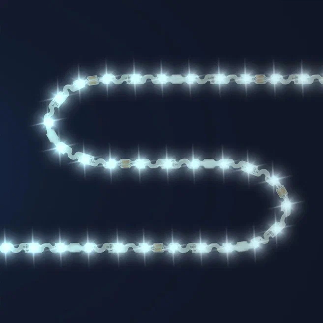 Светодиодная лента 5W/m 60LED/m 2835SMD холодный белый 5M Белый Светодиодная лента 5W/m 60LED/m 2835SMD холодный белый 5M Белый в Рязани | Loft Concept