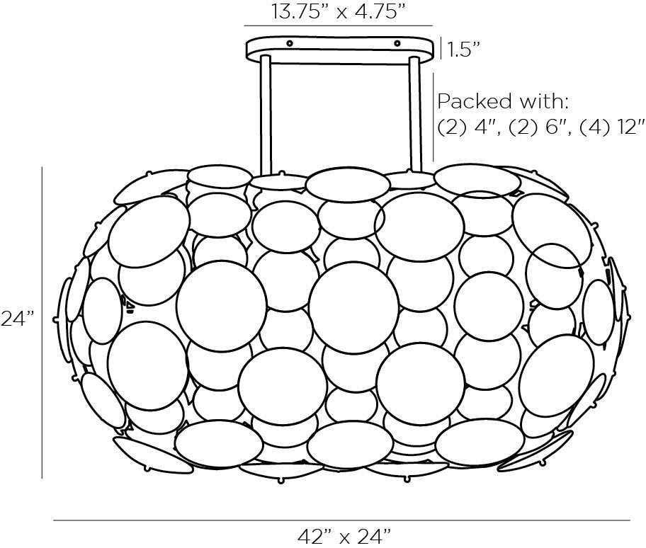 Люстра Arteriors NEBULA CHANDELIER Люстра Arteriors NEBULA CHANDELIER в Рязани