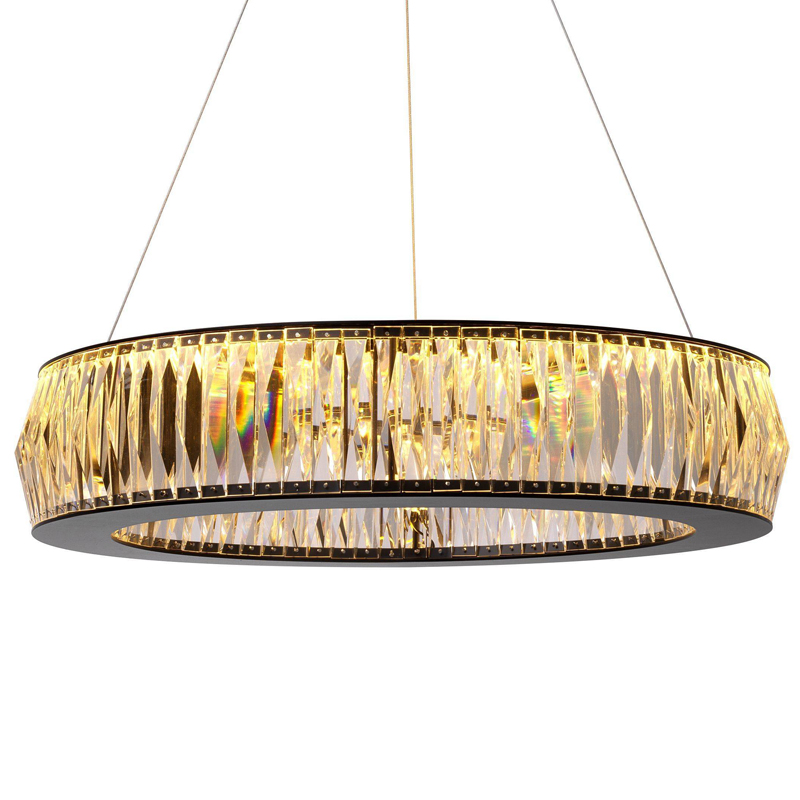 Люстра Eichholtz Chandelier Vancouver S Черный Прозрачный (Transparent) Люстра Eichholtz Chandelier Vancouver S Черный Прозрачный (Transparent) в Рязани | Loft Concept