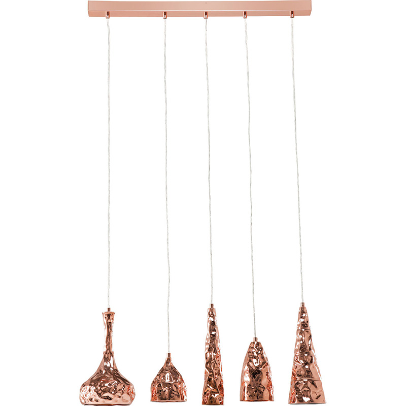Люстра Several Copper Lamps Медь Люстра Several Copper Lamps Медь в Рязани | Loft Concept