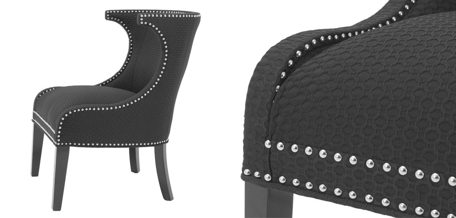 Кресло Eichholtz Chair Elson black Кресло Eichholtz Chair Elson black - Loft-Concept в Рязани