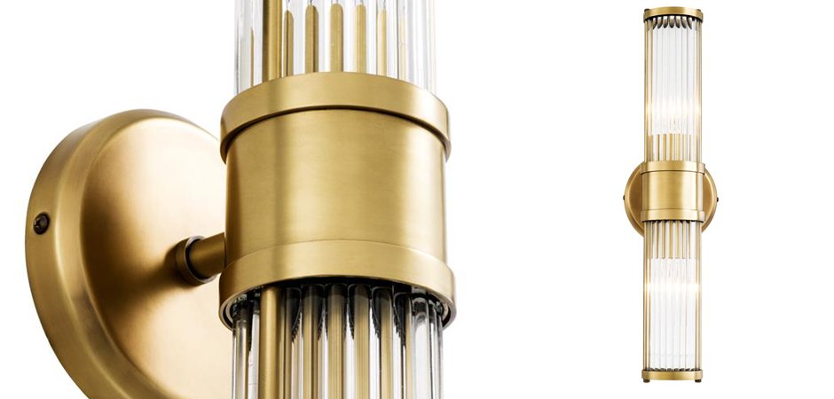 Бра Wall Lamp Claridges Double Brass Бра Wall Lamp Claridges Double Brass - Loft-Concept в Рязани