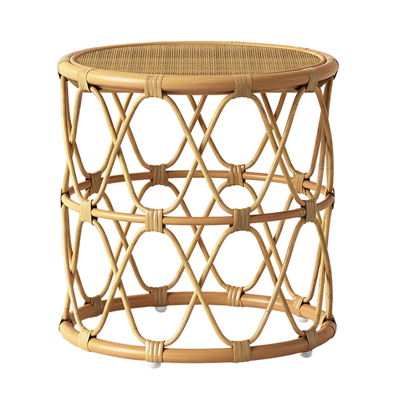 Приставной стол Lotta Wicker Table Древесина Приставной стол Lotta Wicker Table Древесина в Рязани | Loft Concept
