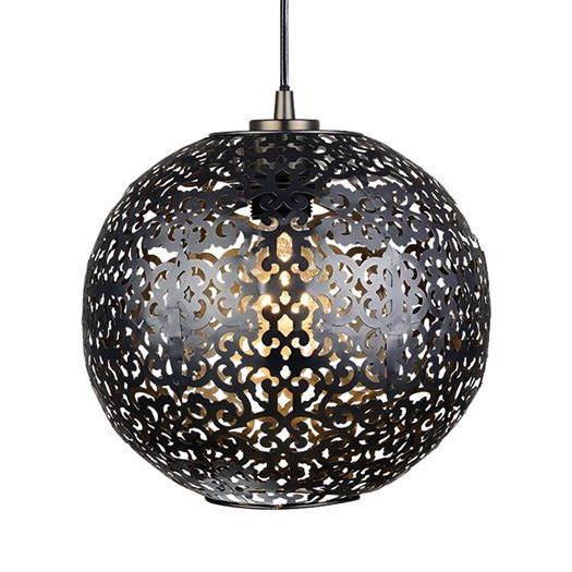 Подвесной светильник Oriental patterns Pendant Black Черный Подвесной светильник Oriental patterns Pendant Black Черный в Рязани | Loft Concept