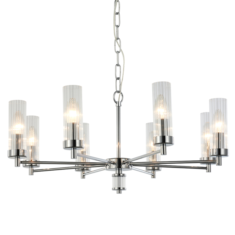 Люстра Jeanette Chandelier Chromium 66 Хром Прозрачный Люстра Jeanette Chandelier Chromium 66 Хром Прозрачный в Рязани | Loft Concept