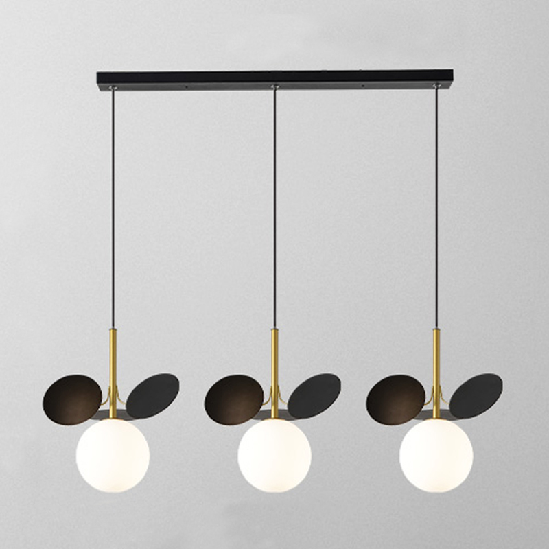 Люстра MATISSE Pendant Triple black Золотой Белый Черный Люстра MATISSE Pendant Triple black Золотой Белый Черный в Рязани | Loft Concept