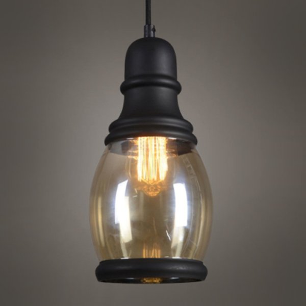 Подвесной светильник Loft Smoke Glass Pendant #3 Черный Подвесной светильник Loft Smoke Glass Pendant #3 Черный в Рязани | Loft Concept