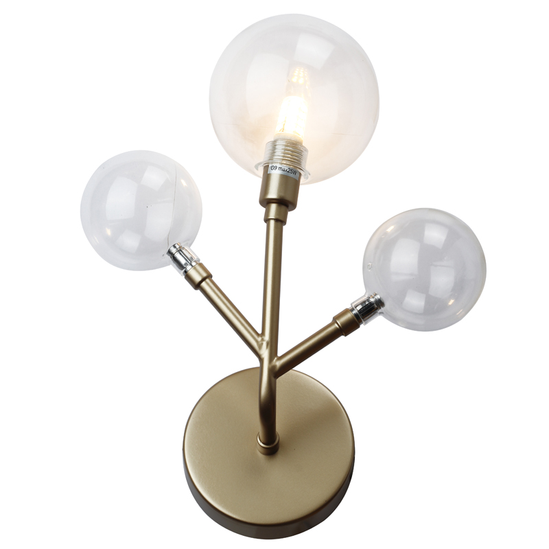 Бра Berries Trio Sconce gold Винтажное Светлое Золото Прозрачный Бра Berries Trio Sconce gold Винтажное Светлое Золото Прозрачный в Рязани | Loft Concept